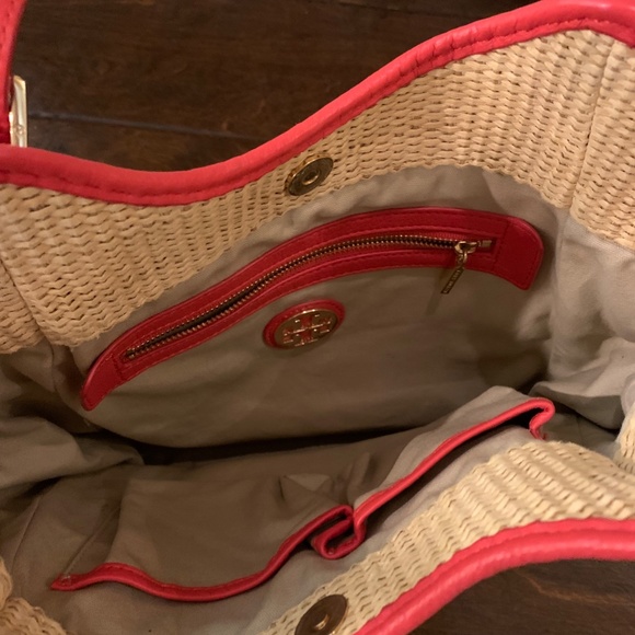 Tory Burch Woven Tote Bag - Picture 3 of 5
